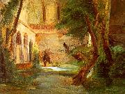 Monastery in the Wood Charles Blechen